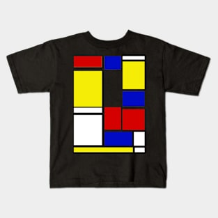 Mondrianism Kids T-Shirt